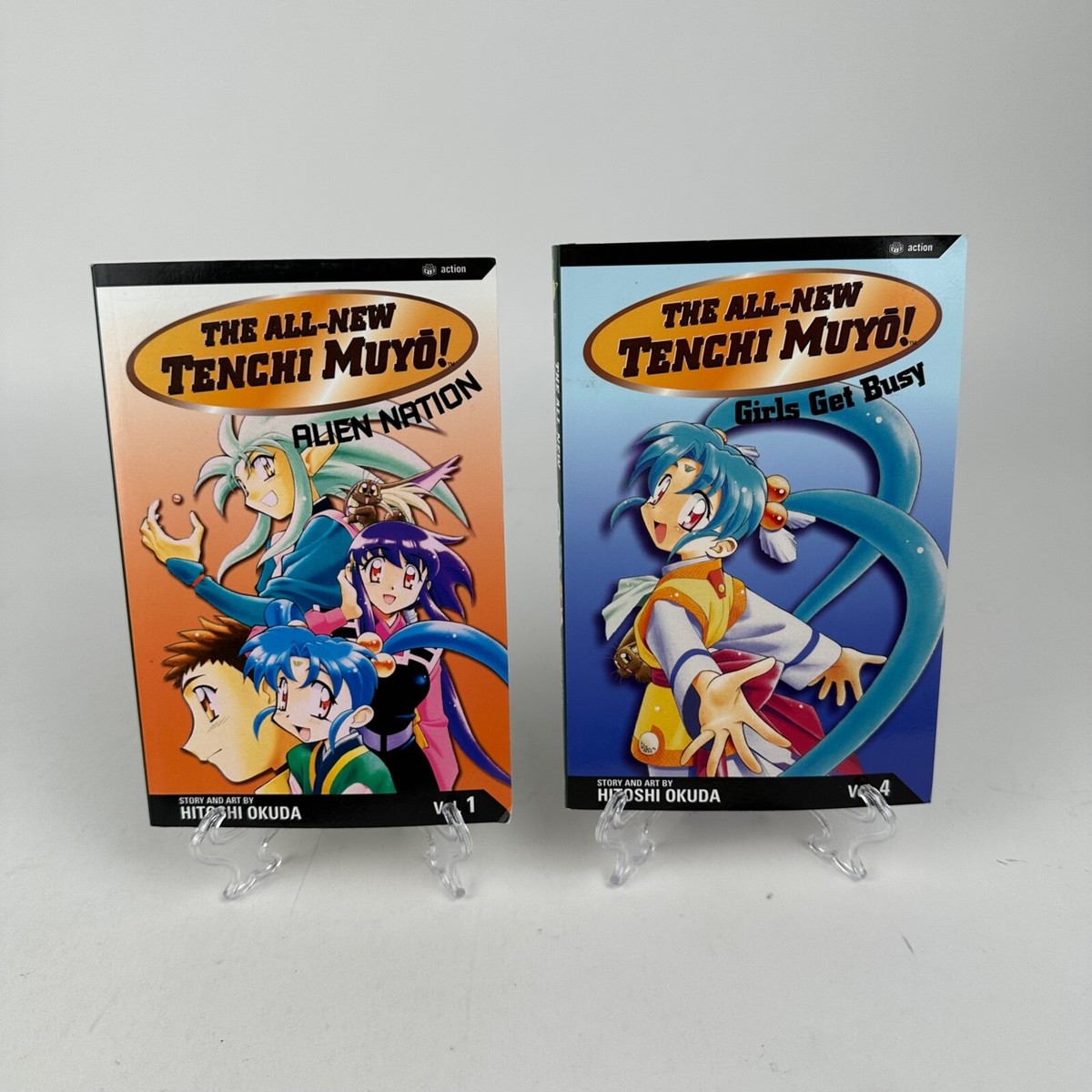 Lot of 2 The All New Tenchi Muyo Manga Hitoshi Okuda Alien Nation