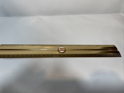 VINTAGE ORANGE CRUSH BRONZE RARE advertising RULER soda antique collectible - Picture 2 of 10