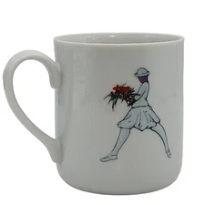 Vintage 90s The Toscany Collection Porcelain Tea Cup Mug Japan by Samfaolo 12oz