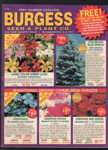 1999 CATALOGUE DE JARDIN BURGESS-GRAINES-AMPOULES-PLANTES-FLEURS-JARDINS - Photo 1/2