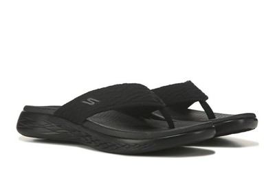 skechers goga max flip flops