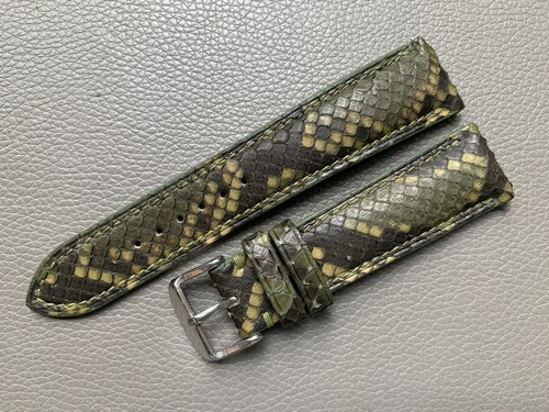 Genuine Snake Skin Leather watch strap band Size 10..17 18 19 20 21 22 23 2426mm - Picture 5 of 16