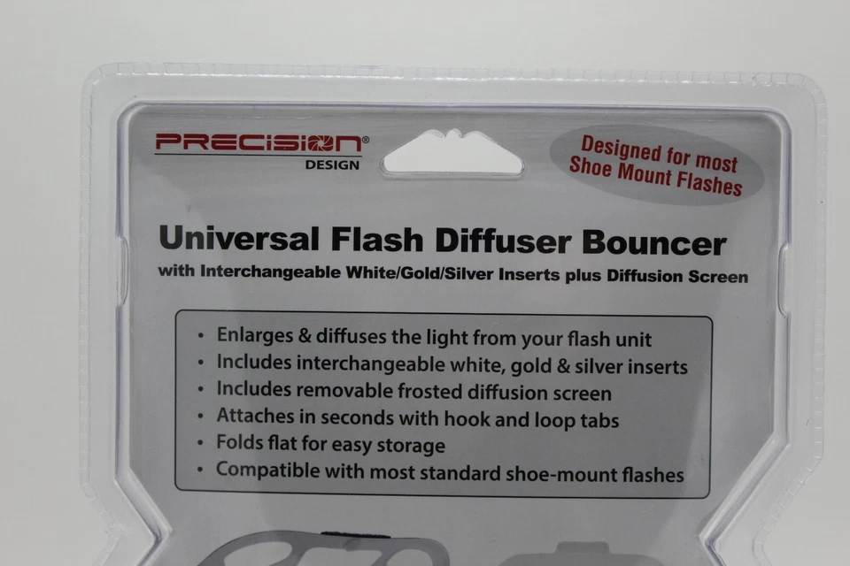Universal Flash Diffuser Bouncer Silver White Gold Diffusion Screen - Image 4 of 4