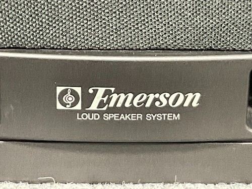 Emerson Compact Audio System AS2675 Dual Cassette Deck AM/FM Stereo - Black - 第 18/22 張圖片