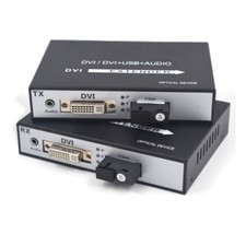 DVI Exender HD Video over Fiber Optic Converters Singlemode 20Km Uncompressed