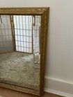 Vintage Gold Gilt Beveled Glass Panels Wall Mirror Hollywood Regency Geometric — photo 2