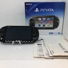 Sony PS Vita PCH-2000 Console Lime green Accessory Complete in box - Used #J057