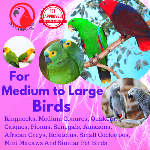 Bonka Bird Toys 2604 Holy Cow Chew Forage Shred Parrot Cage Toy Conure Amazon - Picture 7 of 7