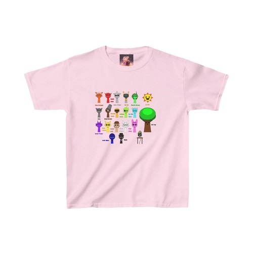 Sprunki Music Game Kids Tee, Fun Heavy Cotton Tshirt for Boys and Girls, Music - Picture 32 of 39