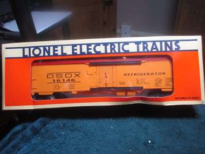 Lionel O Gauge 6-16146 Reefer Box Car Dairy Dispatch DSDX 16146. Original Box