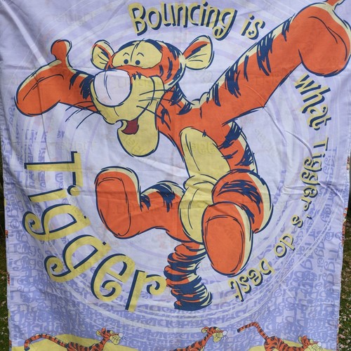 Tigger Cot Toddler Duvet Cover 92x112cm & Pillow Case 60x35cm Winnie The Pooh - Picture 15 of 17