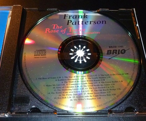 FRANK PATTERSON The Rose Of Tralee And Other Favourites CD 20-Tracks GREAT sryb - Picture 7 of 7