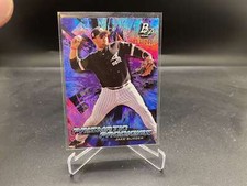Jake Burger 2018 Bowman Platinum Prismatic Prodigies Purple /250 White Sox
