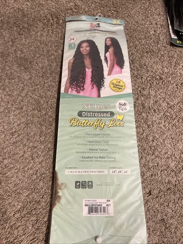 Bobbi Boss Nu Locs Distressed Butterfly Locs 24” 2 Pack Color 27 - Picture 4 of 4