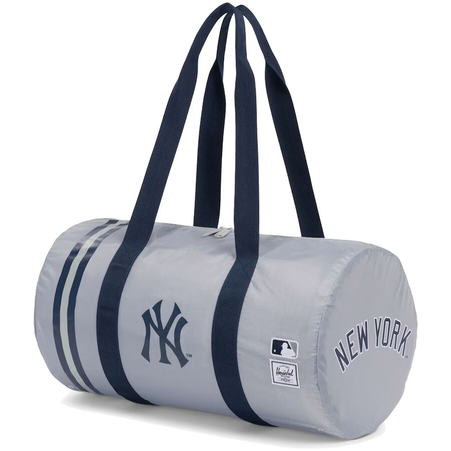 Herschel Supply Co. x MLB Packable Duffle Bag New York Yankees Gray