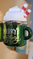 BATH &  BODY WORKSMERRY EVERYTHING HOT COCOA MUG WALLFLOWER NIGHT LIGHT PLUG-IN 