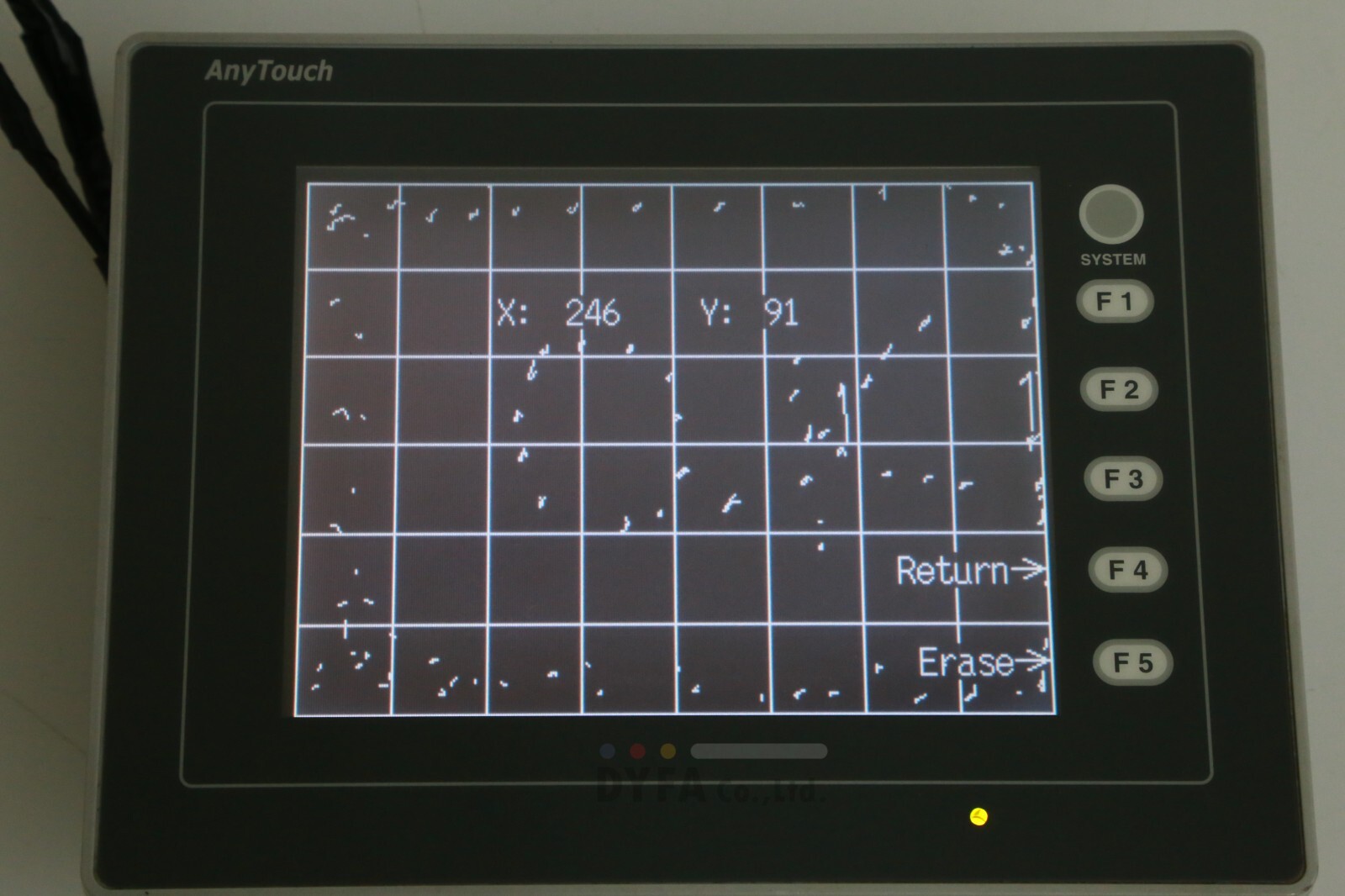 RS OEMAX used V806CD+ Tousch Screen Missing Fasten holders SCR-I-150 ...