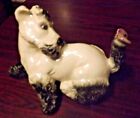 Cute White & Black Paul's Italy Ceramic Schnauzer Dog w Butterfly on It's Tail