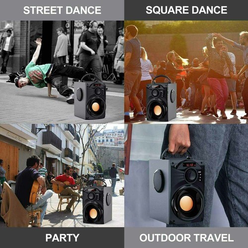 Portable Bluetooth Speakers Subwoofer Heavy Bass Wireless Party Speaker - Picture 5 of 11