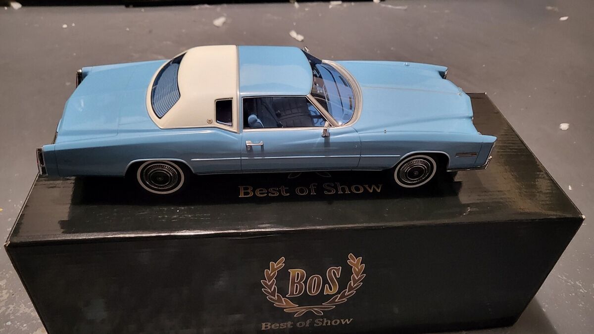 BoS 1976 Cadillac Eldorado Light Blue / White Roof LE 252pcs BoS 1976 Cadillac Eldorado Light Blue / White Roof LE 252pcs