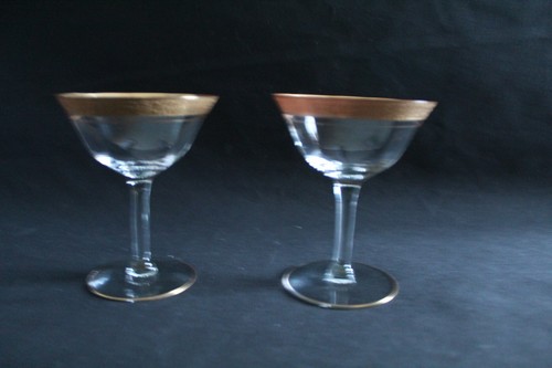 2 Tiffin Valencia Sektgläser Vintage - Bild 1 von 4
