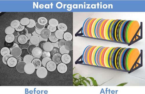 Disc Golf Rack Wandhalterung Aufbewahrung Frisbee Scheiben Regal Organizer Disc Wandaufhänger - Bild 4 von 8
