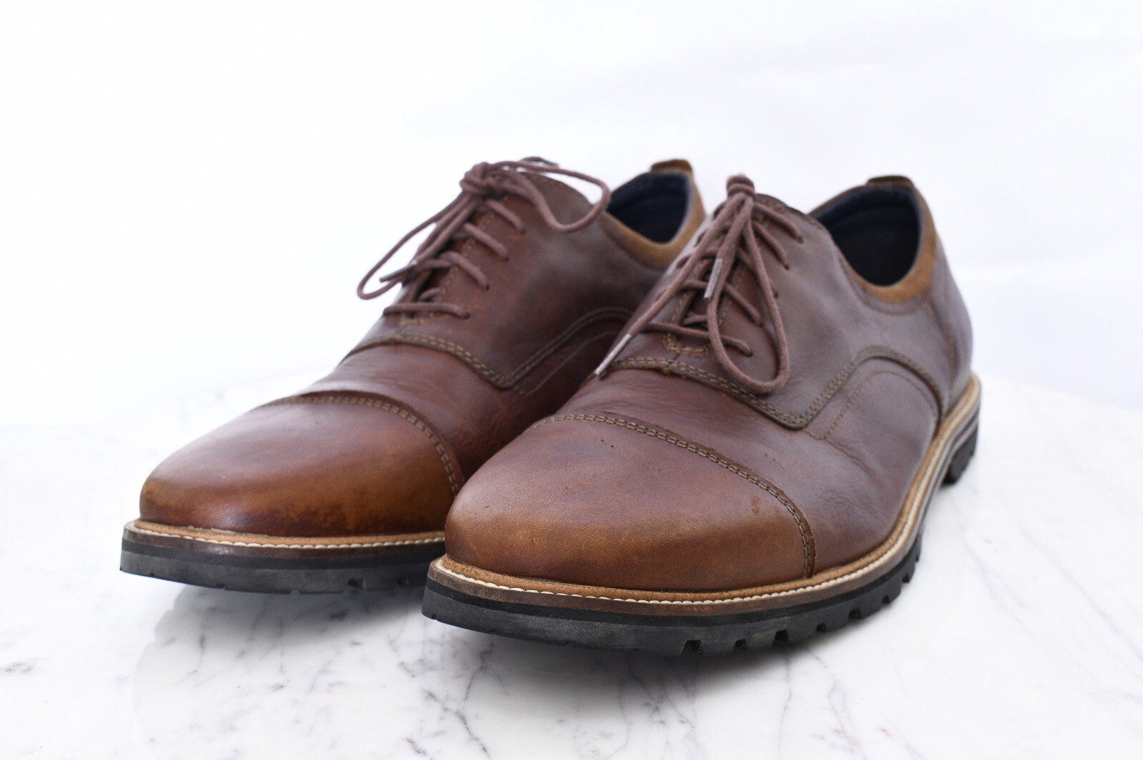 SAOLA Scarpe Oxford eleganti Cole Haan Richardson Grand 360 in pelle con cappuccio e lacci da uomo taglia 12M