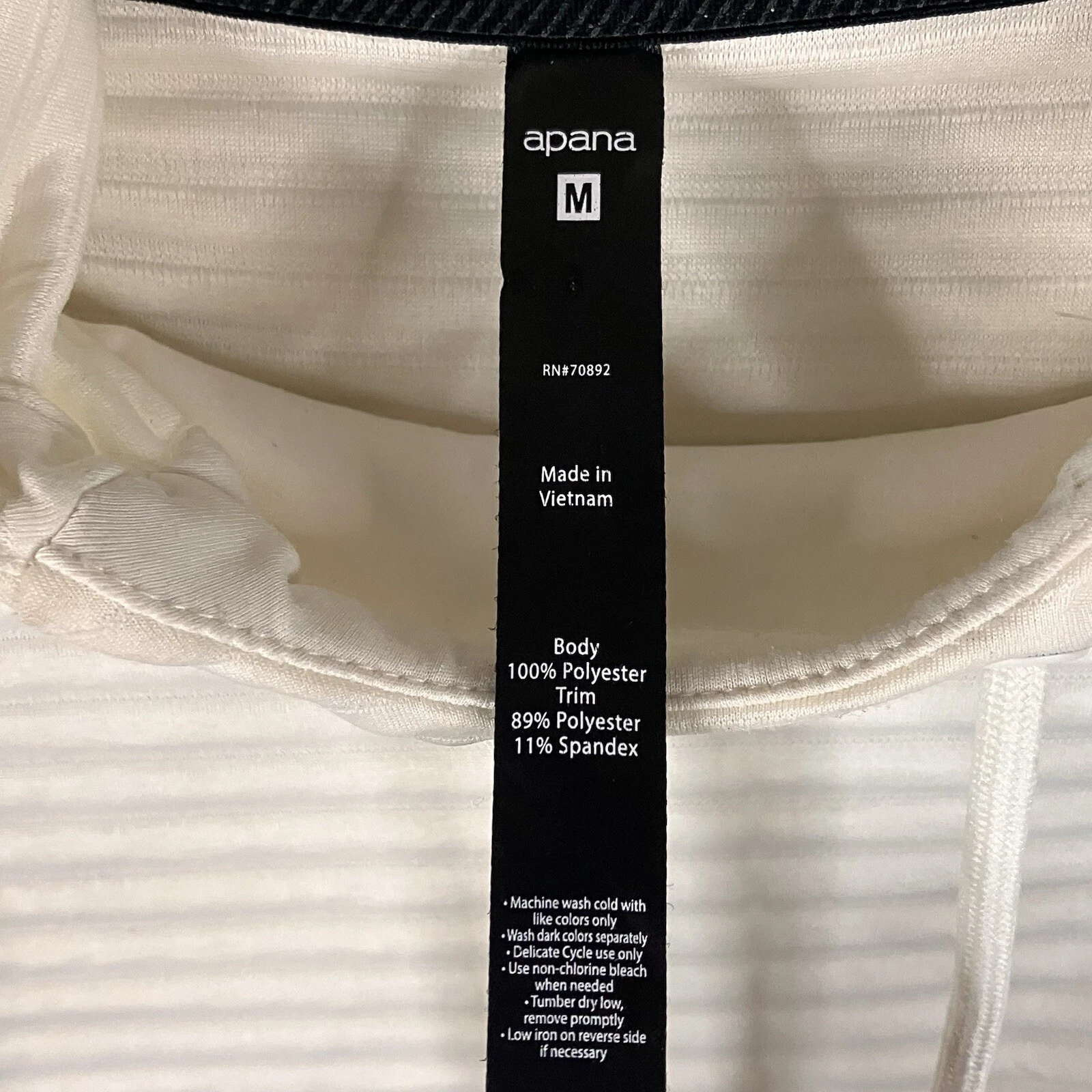 OFF WHITE Felpa con cappuccio Apana donna M bianco avorio con cappuccio manica lunga collo alto vestibilità regolare tinta unita