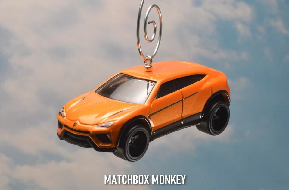 Naranja Lamborghini Urus Personalizado Adorno de Navidad Adorno SUV Camión Crossover Foto 2 de 4