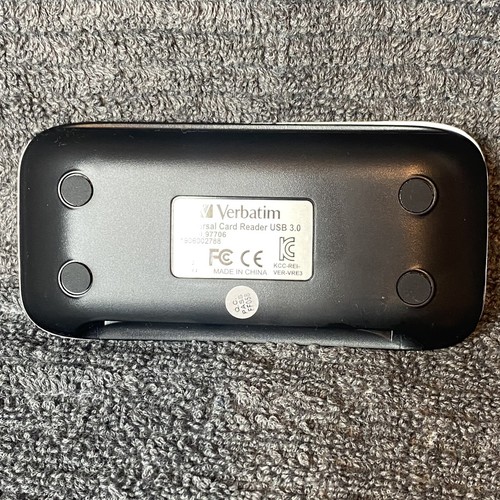 Verbatim Universal Memory Card Reader USB 3.0 Silver Colour 97706 NEW - Picture 3 of 10