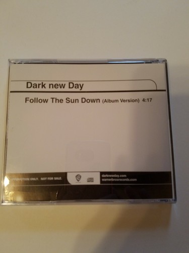 Follow The Sun Down by Dark new Day Promo Cd Single 2005 Warner Bros - Picture 2 of 3