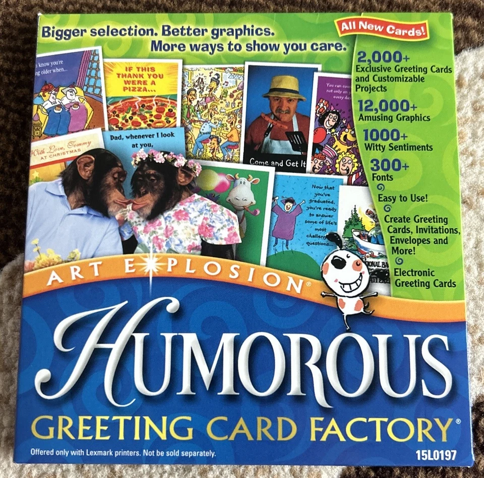 Art Explosion Scrapbook/ Humorous Card Combo 2CD ROM Factory Standard Version2.0 - Image 2 of 3