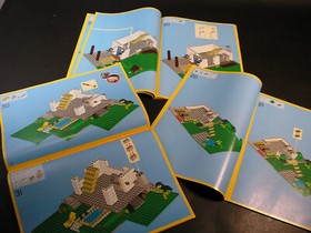 LEGO INSTRUCTIONS CREATOR 5771 THREE ISSUES COMPLETE EXCELLENT