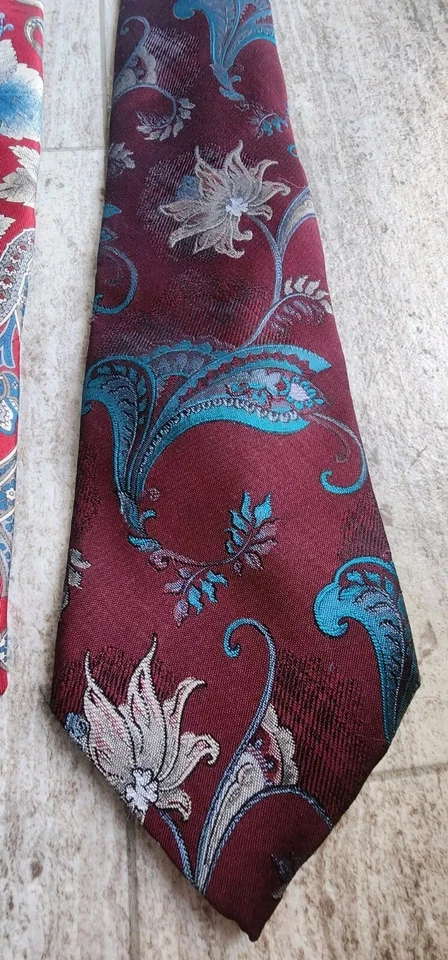 Lote de 3 estampados de diseño abstracto vintage de Cambridge Classic de Mervyn’s para hombre Foto 4 de 4