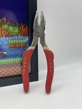 Vintage Husky Pliers 65542 with Red Grips