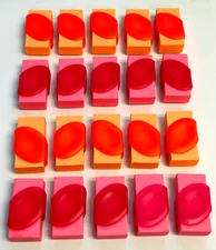 20 Bic Contoured Comfortable Grip Erasers Latex Free NEW Pencil Eraser