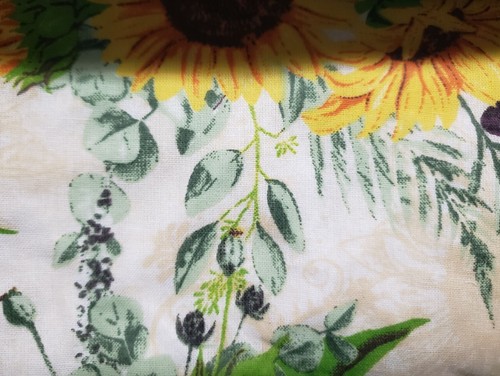 5pc Kitchen Set: 2 Jumbo Pot Holders, 1 Oven Mitt & 2 Towels, SUNFLOWERS,Premius - Picture 11 of 19