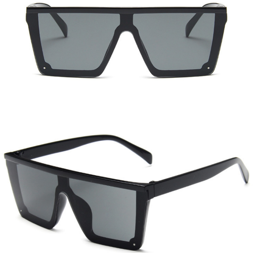 Boys Girls Oversized Square Rainbow Silver Mirrored Lens Fashion Kids Sunglasses - Picture 6 of 13