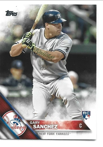 Gary Sanchez New York Yankees 2016 Topps Rookie Card #675 HIGH GRADE