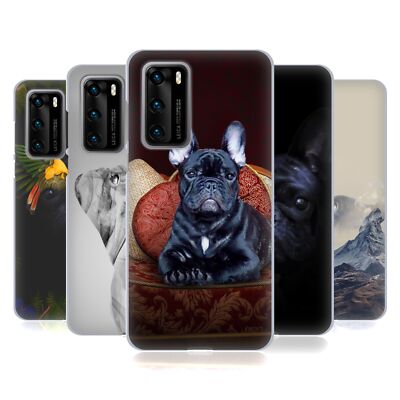 OFFICIAL KLAUDIA SENATOR FRENCH BULLDOG 2 SOFT GEL CASE FOR HUAWEI PHONES 4