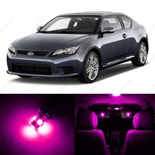 9 x Pink LED Interior Lights Package For 2008 - 2016 Scion TC + PRY TOOL