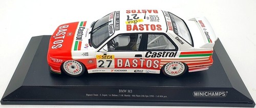 Minichamps 1/18 Scale 155 902027 - BMW M3 Bigazzi 24H Spa 1990 Bastos #27 - Picture 3 of 5