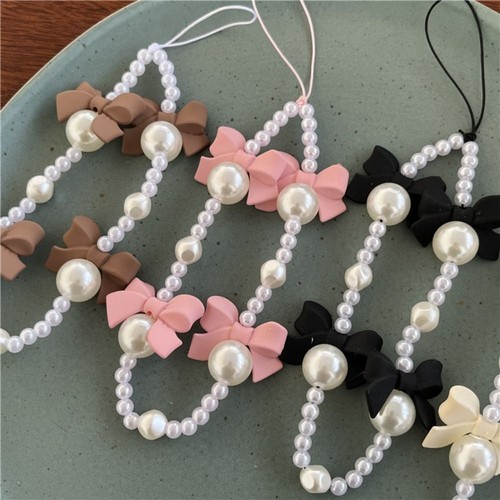 Bow knot Phone Lanyard Colorful Key Strap Cute Telephone Charms Phone - Photo 9 sur 11