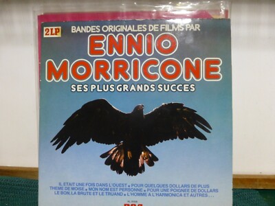 ENNIO MORRICONE BANDES ORIGNALES DE FILMS PAR  2X LP VG+.    LP