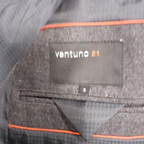 Men's Venturo 21 Dark Grey Wool/Polyester Blend Collared Jacket - Size S - Picture 13 of 15