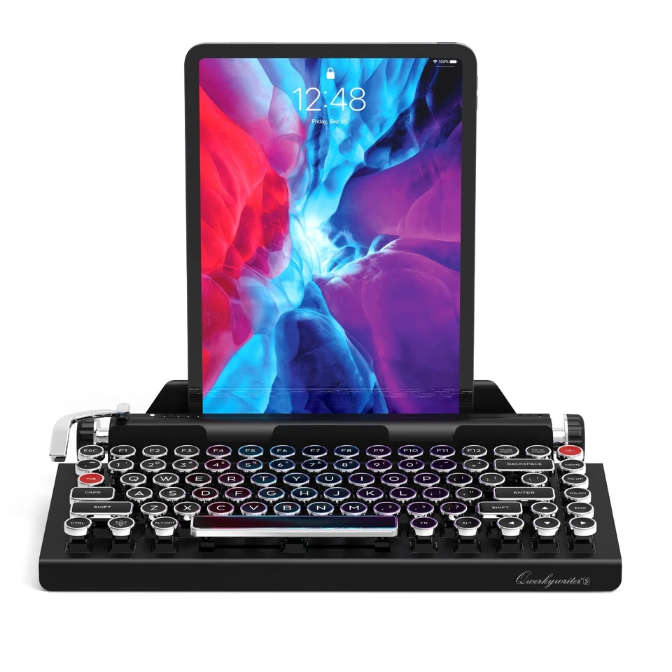 QWERKYWRITER Retro Typewriter Mechanical Keyboard by QWERKYTOYS Assembled in USA - Image 4 of 4