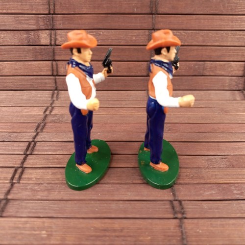 Set 7 Vintage C-P Inc Western Actionfigur Spielzeug Cowboy Cowgirl Indianer - Bild 8 von 13