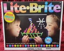 BRAND NEW nib Lite-Brite Ultimate Classic Toy Basic Fun 02215 W/ pegs FAMILY FUN