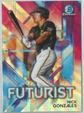 Nick Gonzales 2021 Bowman Chrome Prospect Futurist Insert Card #FUT-NG