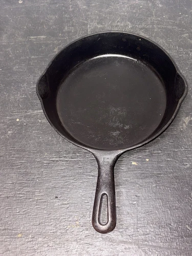 VtG Griswold Cast Iron Skillet No 6 Small Block Logo 699 E Erie Pa USA As Is